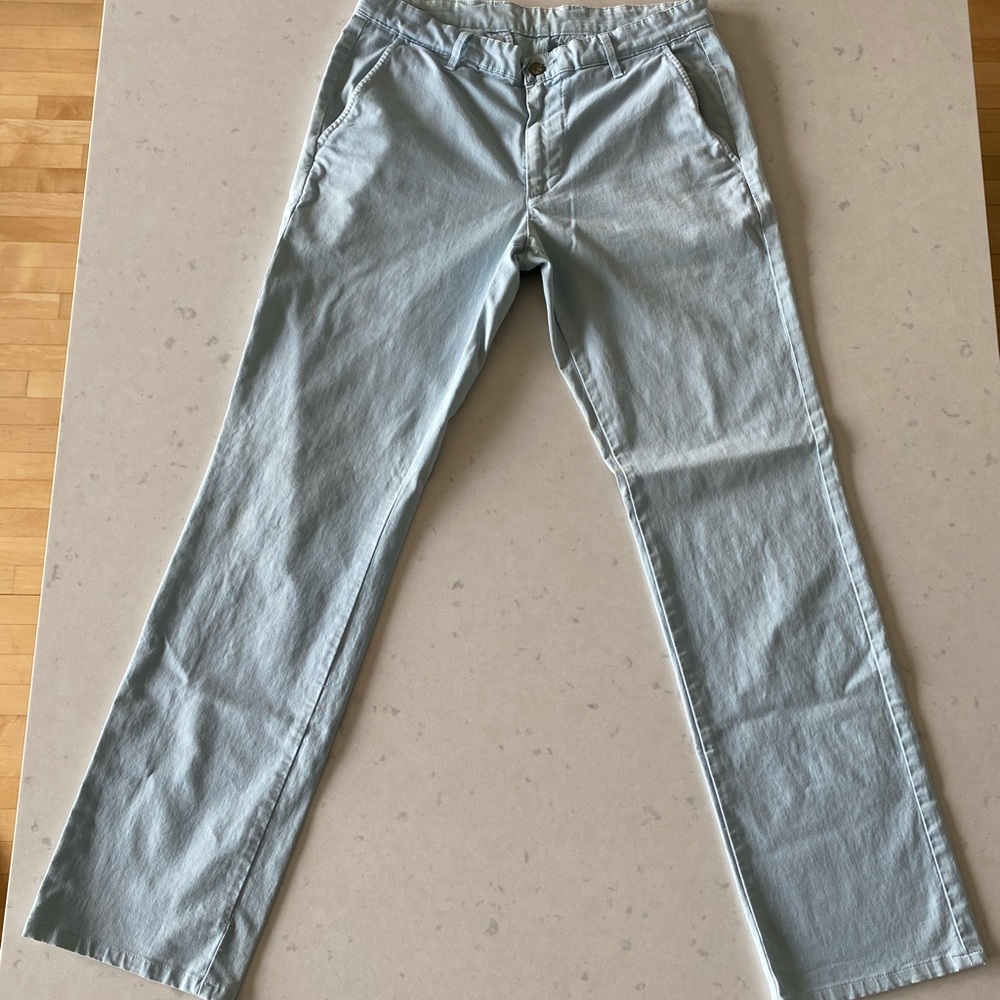Men’s Baby Blue AG Chinos - Waist Size 31”